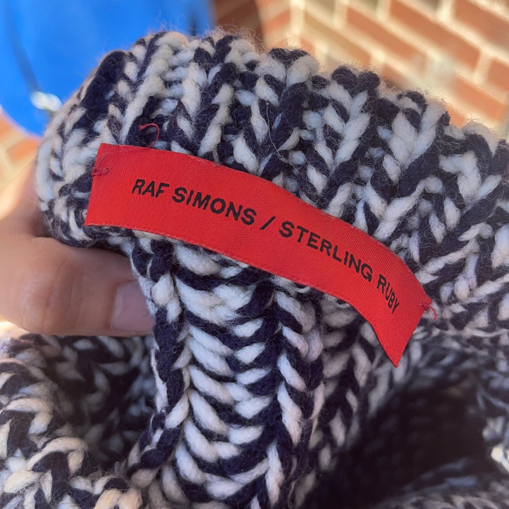 Raf Simons Sterling Ruby Sweater